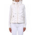 Moncler Hooded Knit Sleeve Down Jacket
