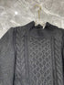 Moncler Belted Padded Panel Cable-Knit Sweater