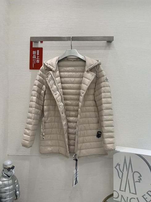Moncler Belted Hooded Puffer Coat
