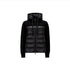 Moncler Women's Hooded Knit Sleeve Down Jacket