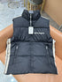 Moncler Striped-Panel Quilted Puffer Vest