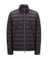 Moncler Black Stand-Collar Quilted Puffer Coat