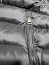 Moncler Black Stand-Collar Quilted Puffer Coat