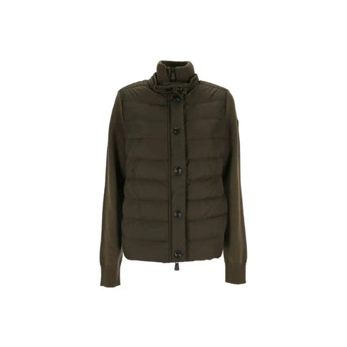 Moncler Hybrid Quilted Knit Jacket
