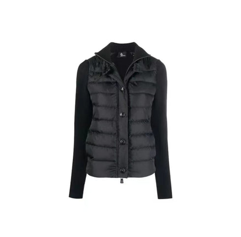 Moncler Hybrid Quilted Knit Jacket