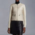 Moncler Quilted Knit-Sleeve Zip Down Jacket