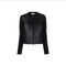Moncler Quilted Knit-Sleeve Zip Down Jacket