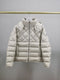 Moncler Men's Quilted Short Down Coat with Detachable Hood