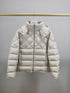Moncler Men's Quilted Short Down Coat with Detachable Hood