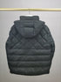 Moncler Men's Quilted Short Down Coat with Detachable Hood