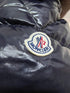 Moncler Glossy Knit-Panel Short Down Coat