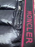 Moncler Glossy Knit-Panel Short Down Coat
