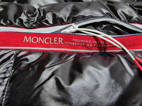 Moncler Men's Hooded Striped-Sleeve Puffer Coat
