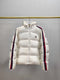 Moncler Men's Hooded Striped-Sleeve Puffer Coat
