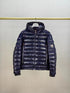 Moncler Hooded Glossy Short Down Coat
