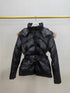 Moncler Women's Fur-Trim Hood Belted Short Down Coat