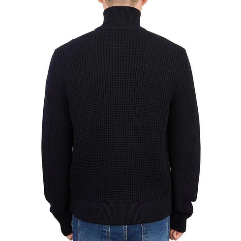 Moncler Quilted Knit-Sleeve Down Jacket