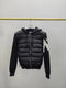Moncler Hooded Hybrid Quilted Knit Puffer Jacket