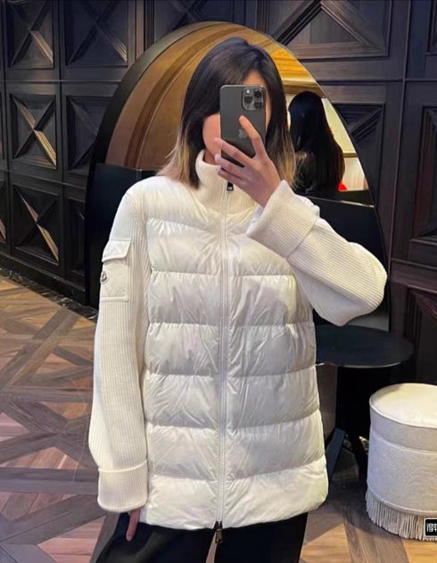 Moncler Hybrid Padded Knit Jacket