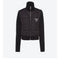 Prada Quilted Knit-Sleeve Jacket