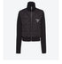 Prada Quilted Knit-Sleeve Jacket