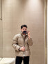 Burberry Brown TB Monogram Puffer Jacket