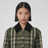 Burberry Green Check Quilted Jacket
