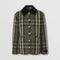 Burberry Green Check Quilted Jacket