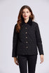 Burberry Diamond-Quilted Snap-Front Jacket