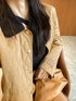 Burberry Diamond-Quilted Snap-Front Jacket