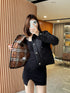 Burberry Reversible Diamond-Quilted Corduroy-Collar Jacket