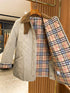 Burberry Diamond-Quilted Check-Lined Jacket