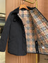 Burberry Diamond-Quilted Check-Lined Jacket