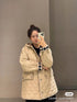 Burberry Diamond-Quilted Hooded Jacket