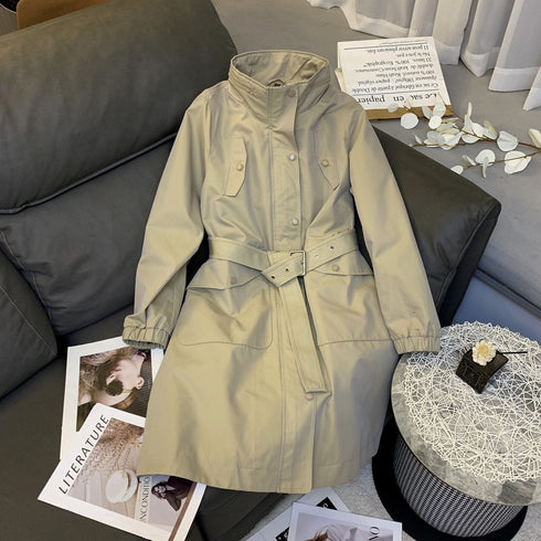 Burberry Hooded Detachable Two-Piece Long Down Jacket