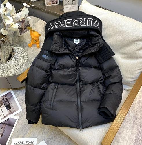 Burberry Hooded Short Down Jacket
