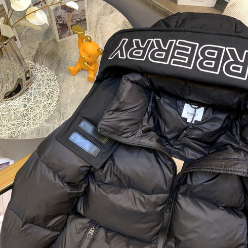 Burberry Hooded Short Down Jacket