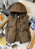 Burberry Pegasus-Emblem Hooded Down Vest