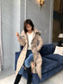 Burberry Belted Hooded Long Down Jacket