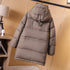 Burberry Unisex Hooded Long Down Jacket