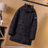 Burberry Unisex Hooded Long Down Jacket