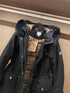 Burberry Removable Fur-Trim Hood Long Down Jacket