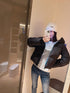 Prada Hooded Short Down Jacket