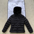 Moncler Hooded Letter Graphic Puffer Coat