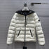 Moncler Hooded Letter Graphic Puffer Coat
