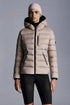 Moncler Hooded Letter Graphic Puffer Coat