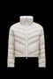 Moncler Letter Graphic Cropped Puffer Coat