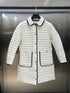 Moncler Women's Long Quilted Button-Front Down Coat