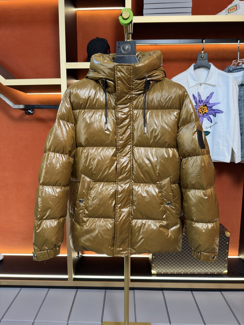 Burberry Hooded Glossy Quilted Puffer Jacket