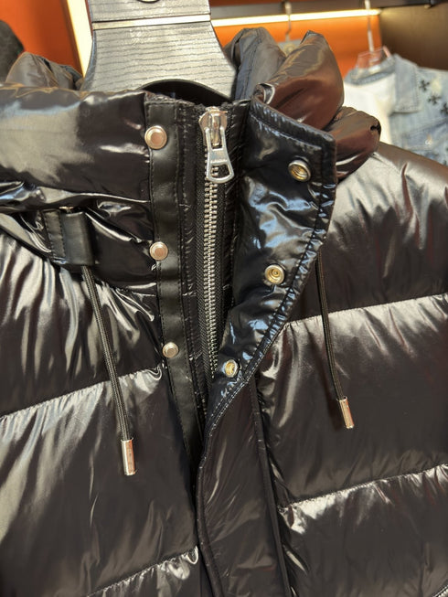 Burberry Hooded Glossy Quilted Puffer Jacket